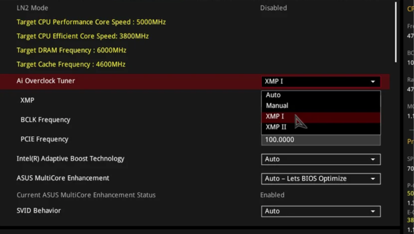 Enable XMP in BIOS/UEFI